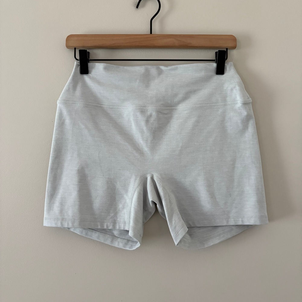 SET Active Shorts FormCloud Bike Shorts Large Grey Heather High Waist Athletic